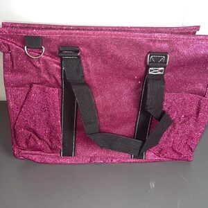 Glittery Pink Tote Bag